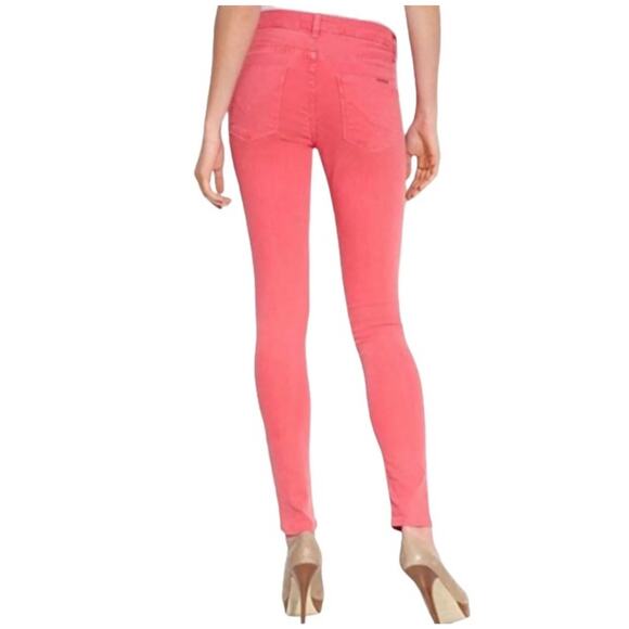 HUDSON Nico Mid-Rise Skinny Ankle Stretch Jeans in Nantucket Red Size 30 - Picture 3 of 7